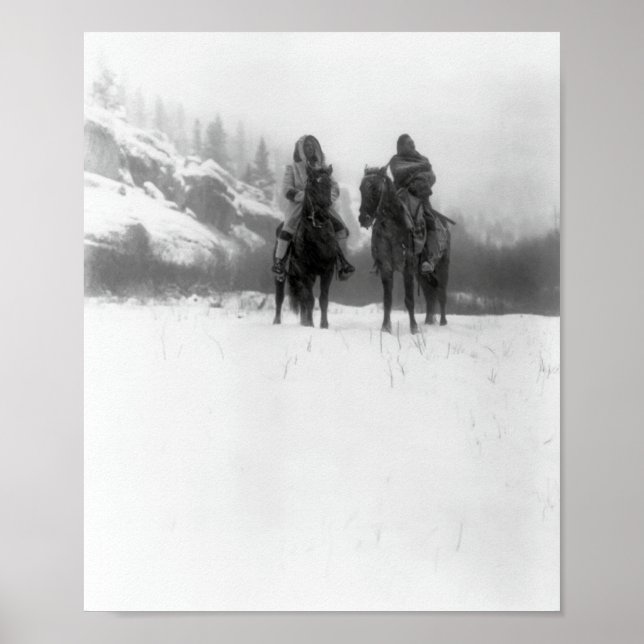AFFICHE WINTER MOUNTAIN TREK  1908 (Devant)