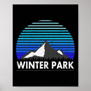 Affiche Winter Park Colorado Bluebird Mountain