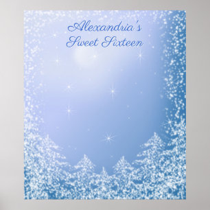 Affiche Winter Wonderland Sweet sixteen Connexion Bureau