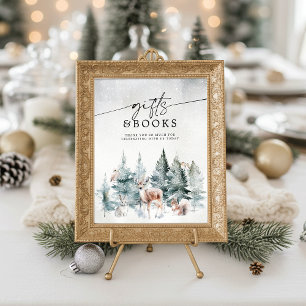 Affiche Winter Woodland Baby Cold Outside Cadeaux & Livres