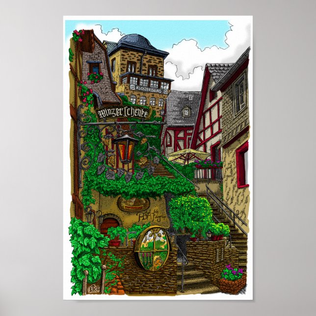 Affiche Winzerchenke (Devant)