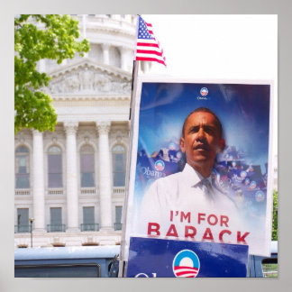 Affiche Wisconsin pour Obama - Customisé