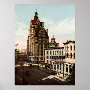 Affiche Wisconsin Street Milwaukee