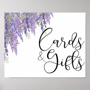 Affiche Wisteria arbre Cartes de mariage et cadeaux