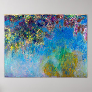 Affiche Wisteria Claude Monet