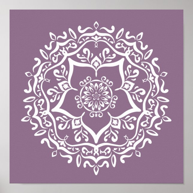 Affiche Wisteria Mandala (Devant)