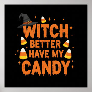 Affiche Witch Candy Tee
