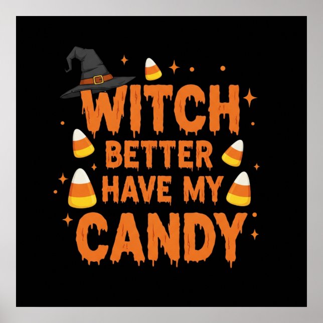 Affiche Witch Candy Tee (Devant)