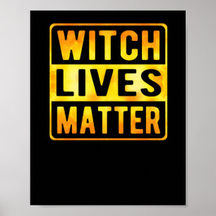 Affiche Witch Vit Drôle Halloween sorcier mème Wiccan Witc