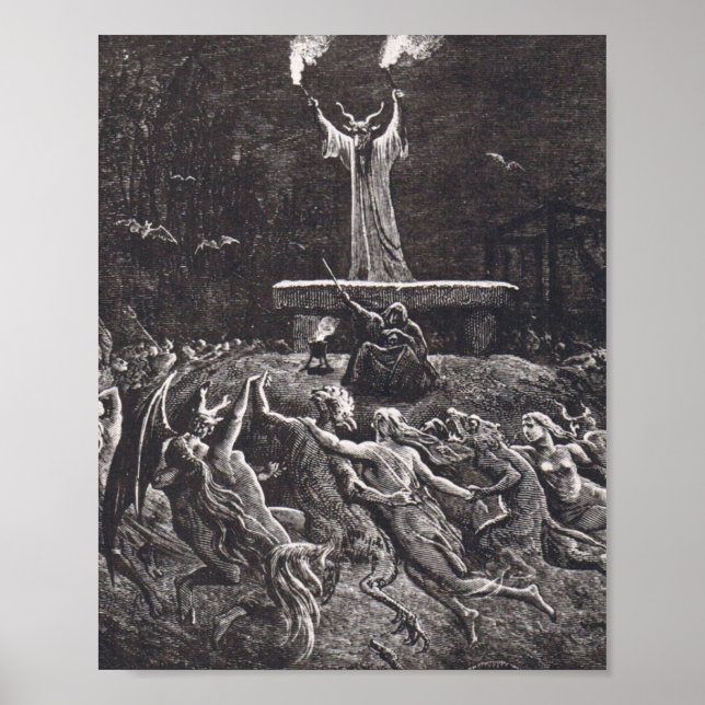 Affiche Witches Dancing At The Sabbath (Devant)