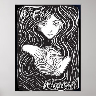 Affiche Witchy Woman Artistique