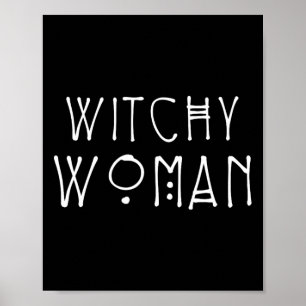 Affiche Witchy Woman Witch Wiccan Et Pagan Cadeaux Hallowe