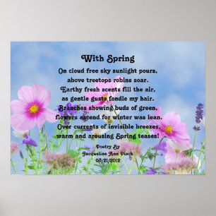 Affiche With Spring Poetry