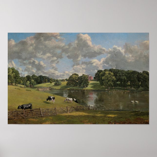 Affiche Wivenhoe Park, Essex - John Constable (Devant)