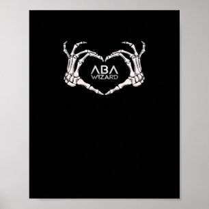 Affiche Wizard Classic - Skeleton Hands Heart