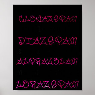Affiche Woah Black Betty Clonazépam Woah Black Betty Diazé
