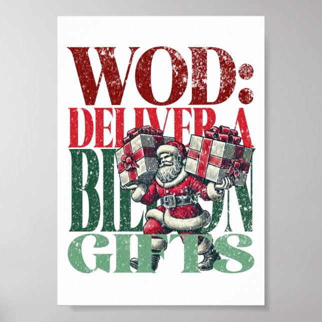 Affiche WOD Fun Christmas Version des conditions de condit (Devant)