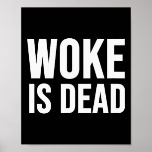 Affiche Woke Est Mort