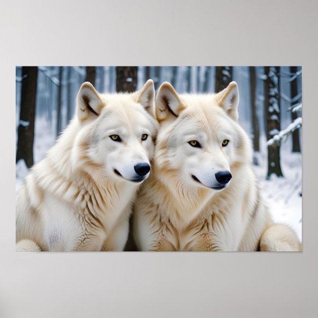 Affiche Wolf Animal Nature Faune Affection Soin (Devant)
