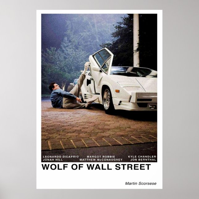 Affiche Wolf de Wall Street (Devant)