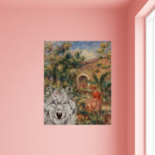 Affiche Wolf et Renoir's Farmhouse Painting