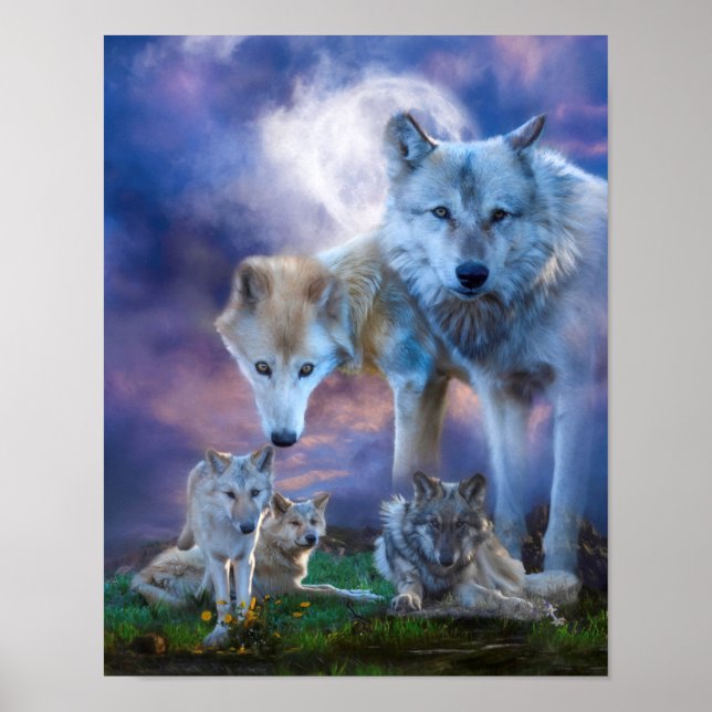 Affiche Wolf Famille MEILLEUR MONDE (Devant)