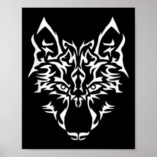 Affiche Wolf I Predator Mystic Chien Tattoo Cadeau