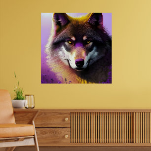 Affiche Wolf in Purple 