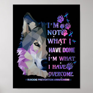 Affiche Wolf Je ne suis pas ce que j'ai fait Je suis ce qu