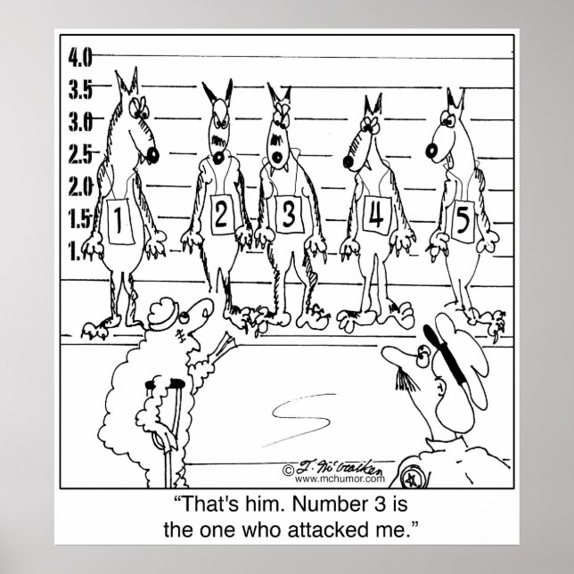 Affiche Wolf Line Up (Devant)