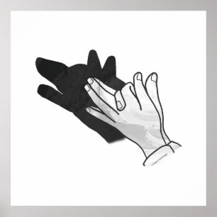 Affiche Wolf Silhouette