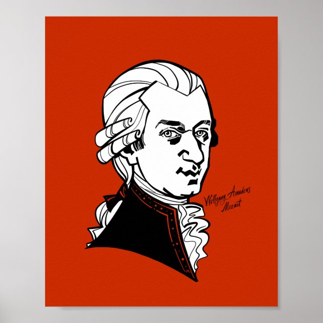 Affiche Wolfgang Amadeus Mozart (Devant)