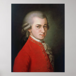 Affiche Wolfgang Amadeus Mozart 1819 - Barbara Krafft