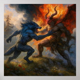 Affiche Wolfman Meets Krampus