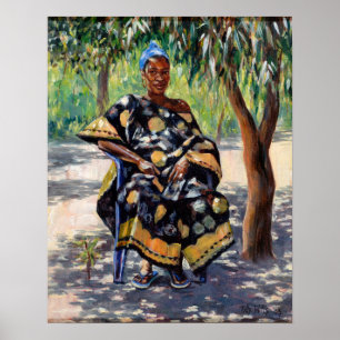 Affiche Woman Sitting 2004