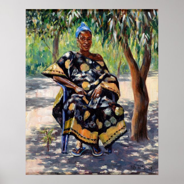 Affiche Woman Sitting 2004 (Devant)