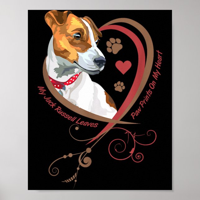 Affiche Womans Jack Russell Terrier Shirt Parson Russell T (Devant)