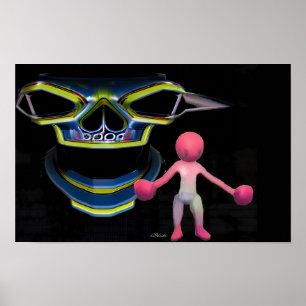 Affiche Wombo au bord du gouffre Ken Gage