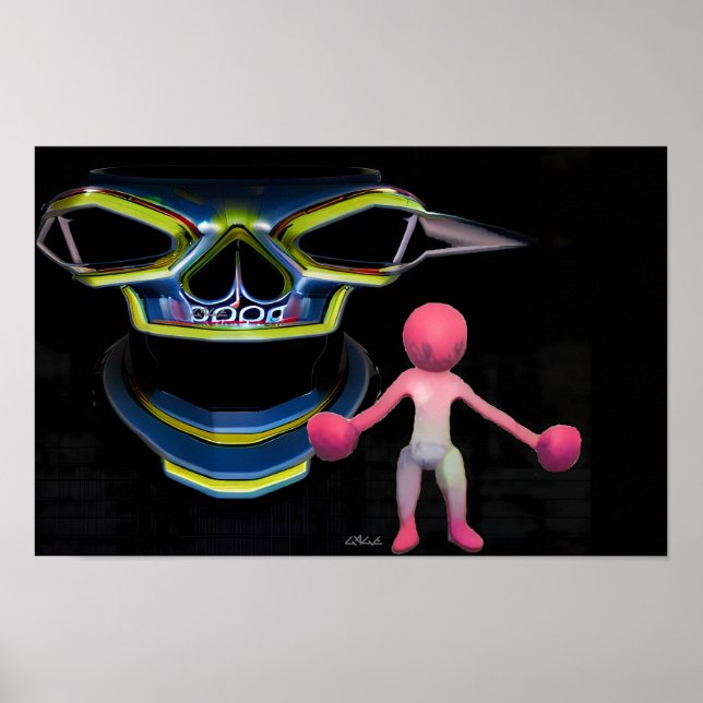 Affiche Wombo au bord du gouffre Ken Gage (Devant)