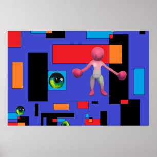 Affiche Wombo Plus Souvent Que Pas Surréalisme