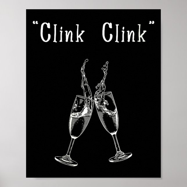 Affiche Womens Clink Clink V-neck  (Devant)