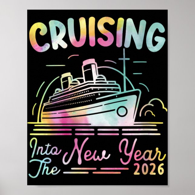 Affiche Womens Cruising Into New Year 2026 Countdown Party (Devant)