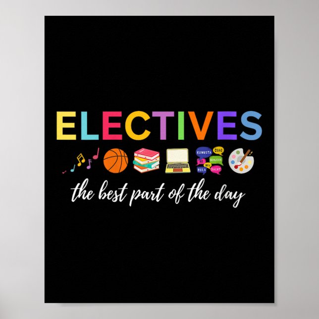 Affiche Womens Electives The Part Of The Day V-neck  (Devant)