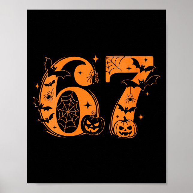 Affiche Womens Fun Six Seven 6 7 Meme Design Couples Hallo (Devant)