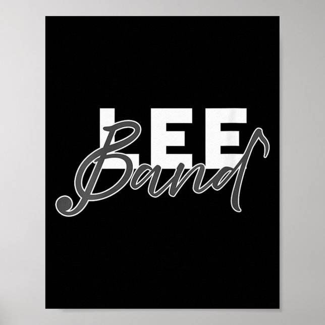 Affiche Womens Lee Band Booster New Logo Red Only V-neck  (Devant)