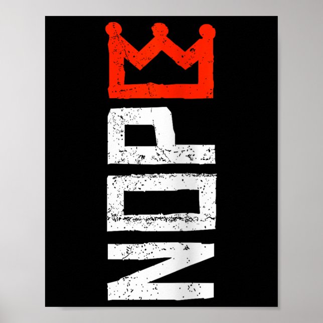 Affiche Womens No Kings Protest Sign Vertical Nope V-neck  (Devant)