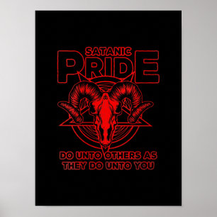 Affiche Womens Satanism Pagan Goat Satan