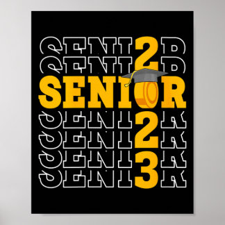 Affiche Womens senior 2023 hockey player graduate class of