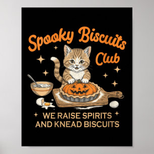 Affiche Womens Soky Biscuits Club Boulangerie Halloween