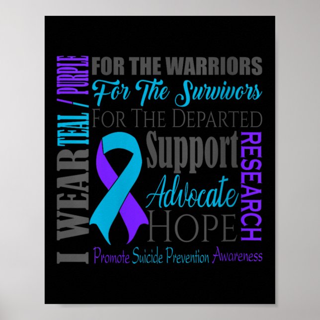 Affiche Womens Suicide Prevention Awareness V-neck  (Devant)